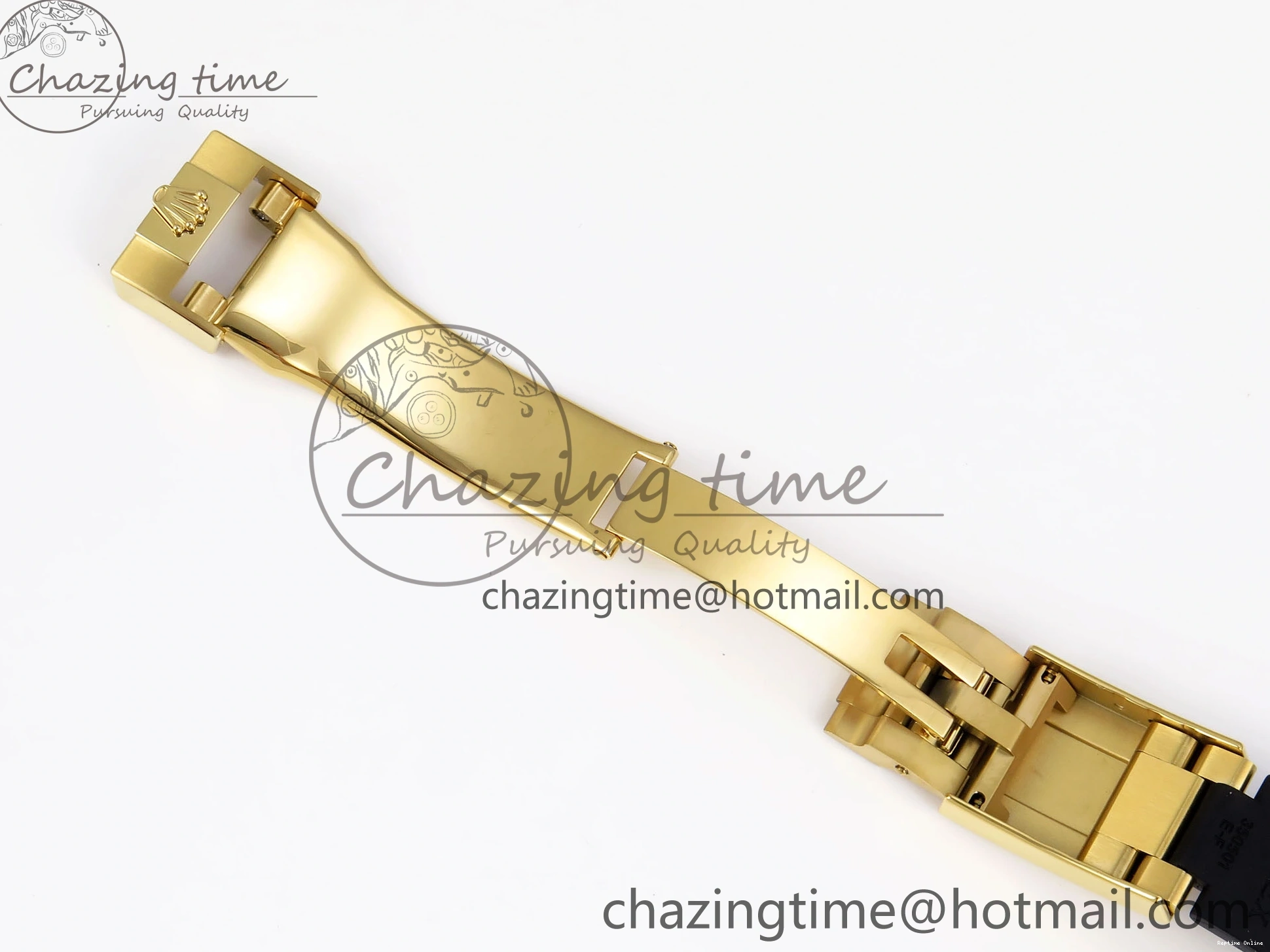 0420 DAYTONA 116518 APSF 1:1 BEST EDITION YG BLACK DIAL ON OYSTERFLEX RUBBER STRAP SH OnTrend 1784